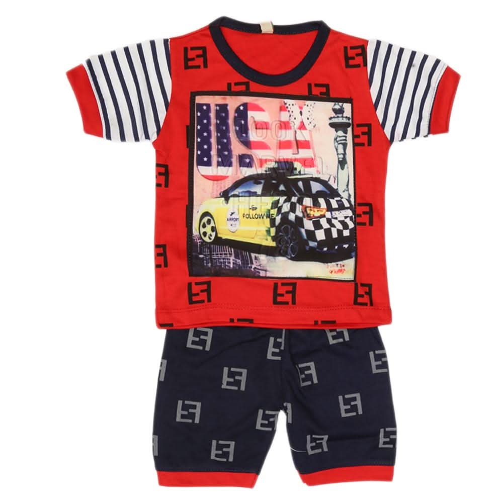 Boys Suit - Red, Kids, Boys Sets And Suits, Chase Value, Chase Value