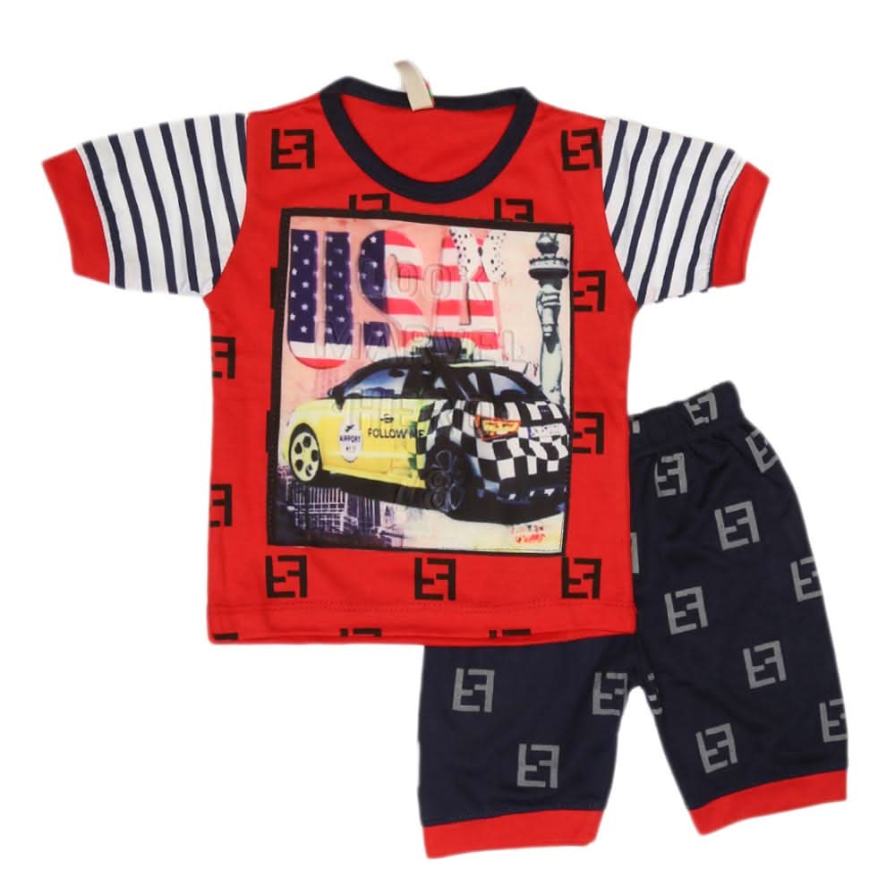 Boys Suit - Red, Kids, Boys Sets And Suits, Chase Value, Chase Value