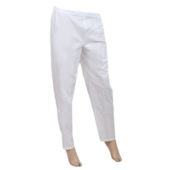 Women's Cotton Trouser White, Women, Pants & Tights, Chase Value, Chase Value