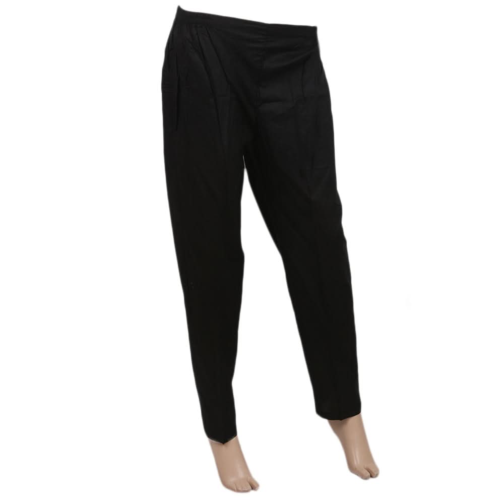 Women's Cotton Trouser - Black, Women, Pants & Tights, Chase Value, Chase Value