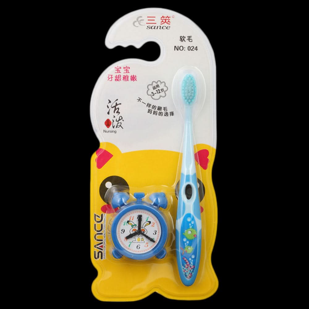 Toothbrush for Kids - Blue (024), Beauty & Personal Care, Oral Care, Chase Value, Chase Value