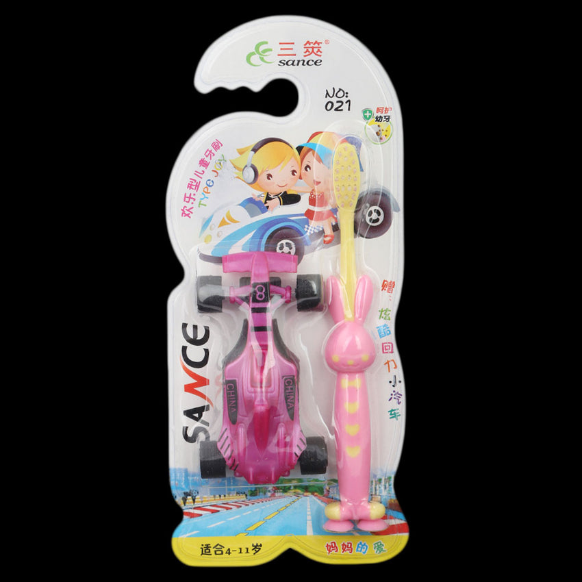 Toothbrush for Kids - Pink (021), Beauty & Personal Care, Oral Care, Chase Value, Chase Value