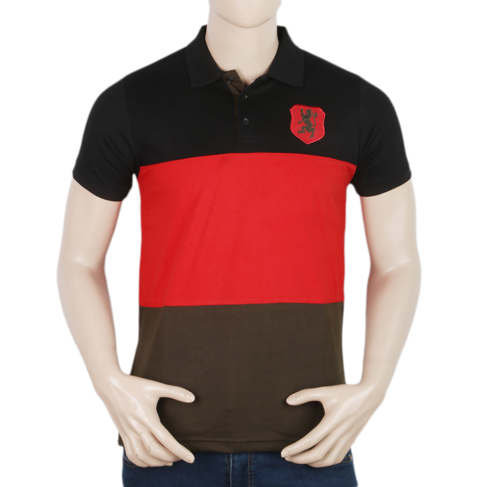 Mens Half Sleeves Polo Shirt - Black, Men, T-Shirts And Polos, Chase Value, Chase Value