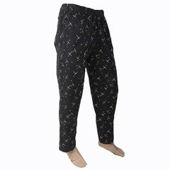 Men's Printed Trouser - Black, Men, Lowers And Sweatpants, Chase Value, Chase Value
