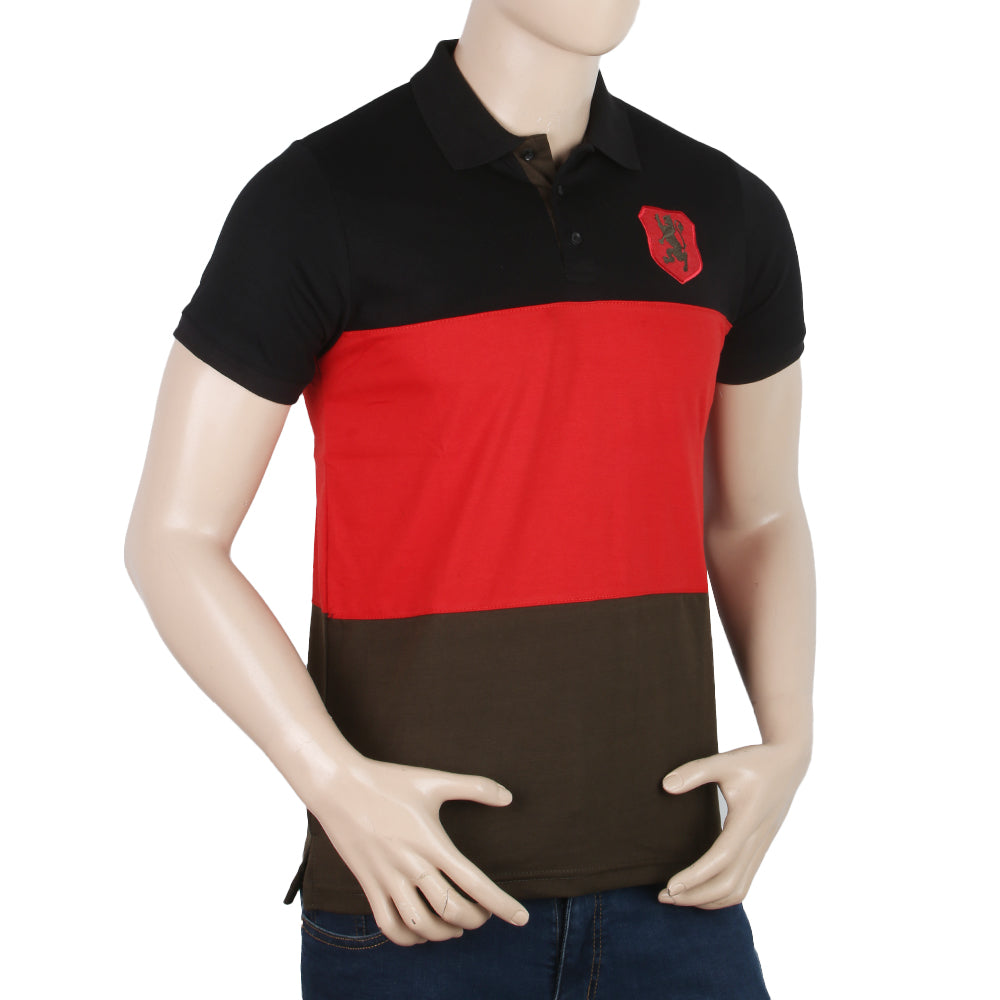 Mens Half Sleeves Polo Shirt - Black, Men, T-Shirts And Polos, Chase Value, Chase Value