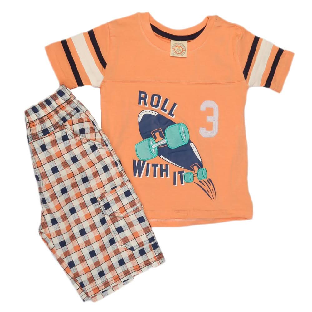 Boys Suit MLXL - Peach, Kids, Boys Sets And Suits, Chase Value, Chase Value