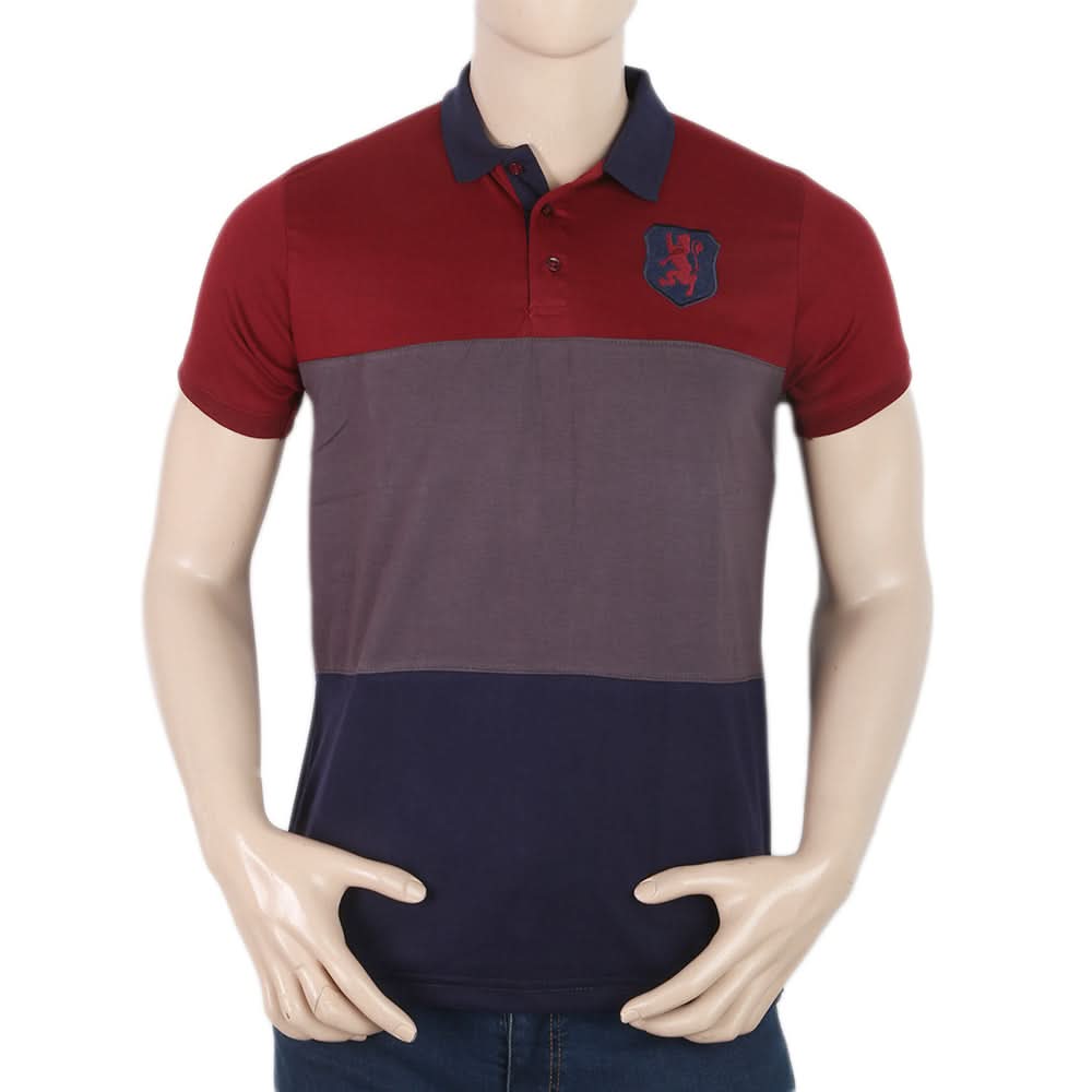 Men's Half Sleeves Polo Shirt - Maroon, Men, T-Shirts And Polos, Chase Value, Chase Value