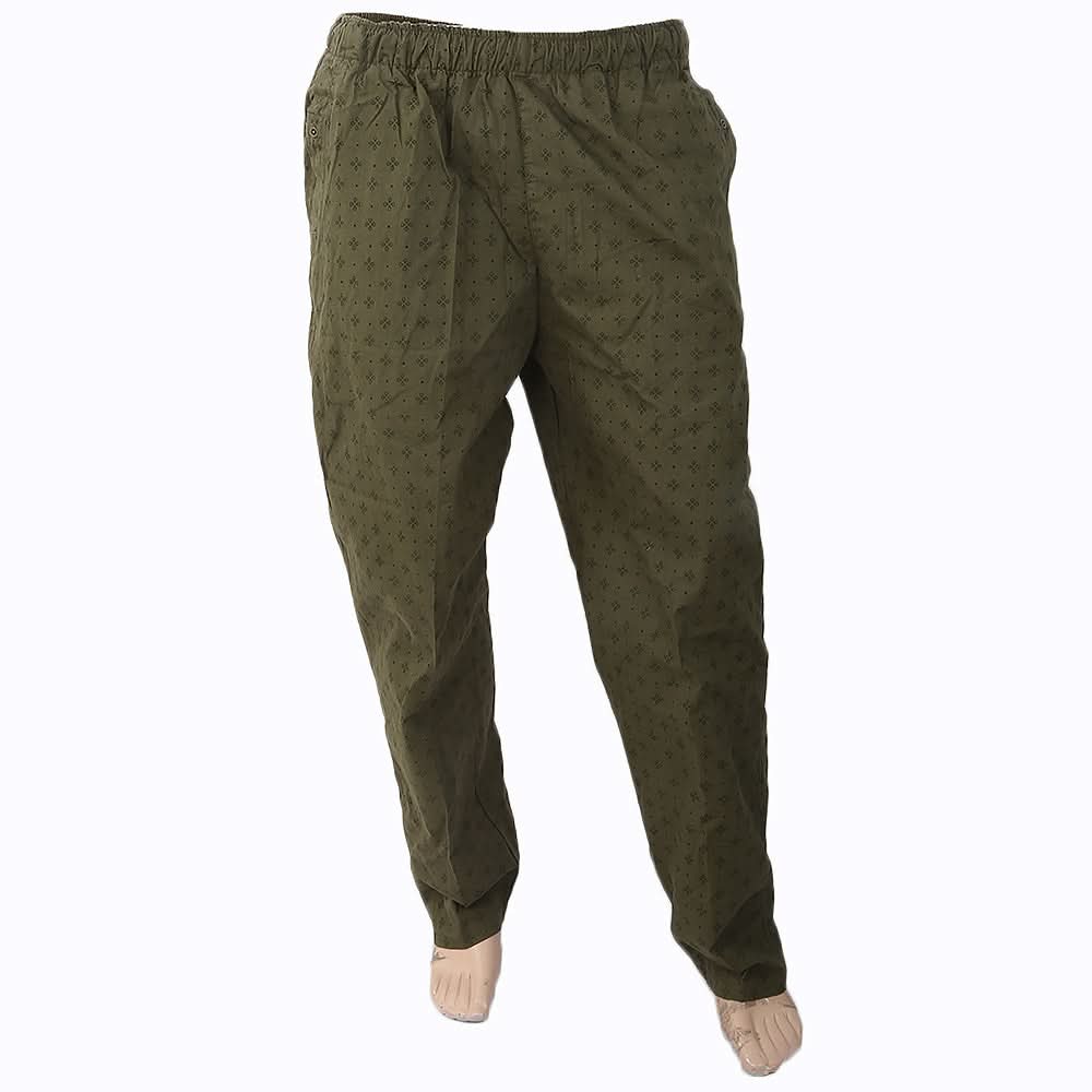 Men's Printed Trouser - Green, Men, Lowers And Sweatpants, Chase Value, Chase Value