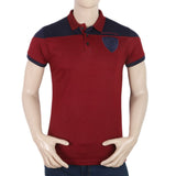 Men's Half Sleeves Polo Shirt - Maroon, Men, T-Shirts And Polos, Chase Value, Chase Value