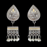 Women's Fancy Ear Jhumki - Silver, Women, Earrings & Tops, Chase Value, Chase Value