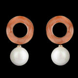 Women's Ear Tops - Peach, Women, Earrings & Tops, Chase Value, Chase Value