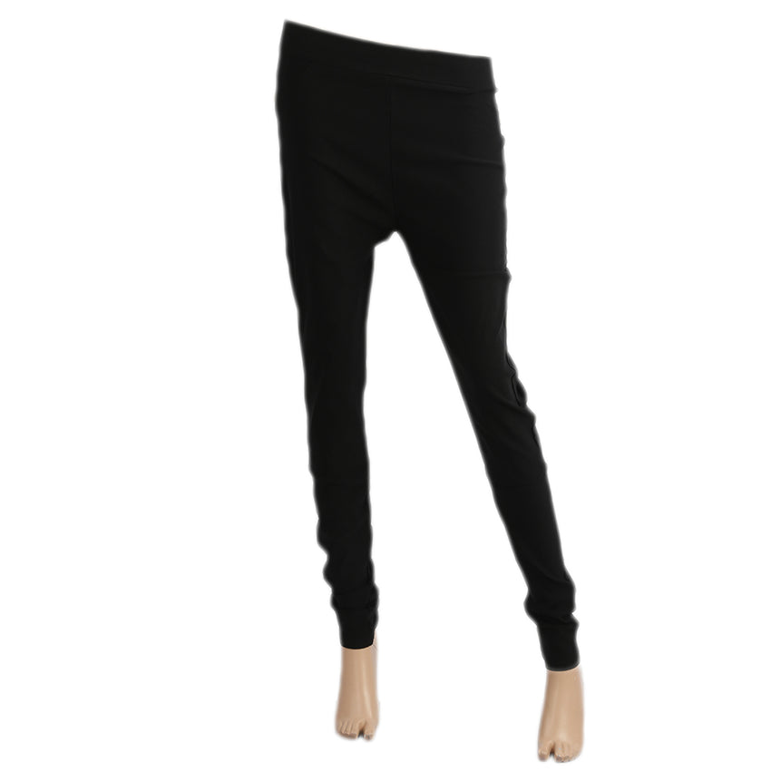 Women's Cotton Pant - Black, Women Pants & Tights, Chase Value, Chase Value