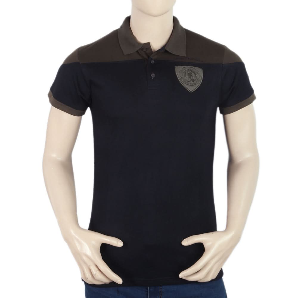Men's Half Sleeves Polo Shirt - Black, Men, T-Shirts And Polos, Chase Value, Chase Value