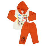 Newborn Boys Polar Full Sleeves Suit 8868 - Rust, Kids, New Born Boys Sets And Suits, Chase Value, Chase Value