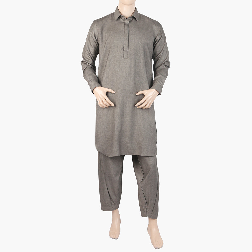 Eminent Men's Trim Fit Kameez Shalwar Suit - Light Grey, Men's Shalwar Kameez, Eminent, Chase Value