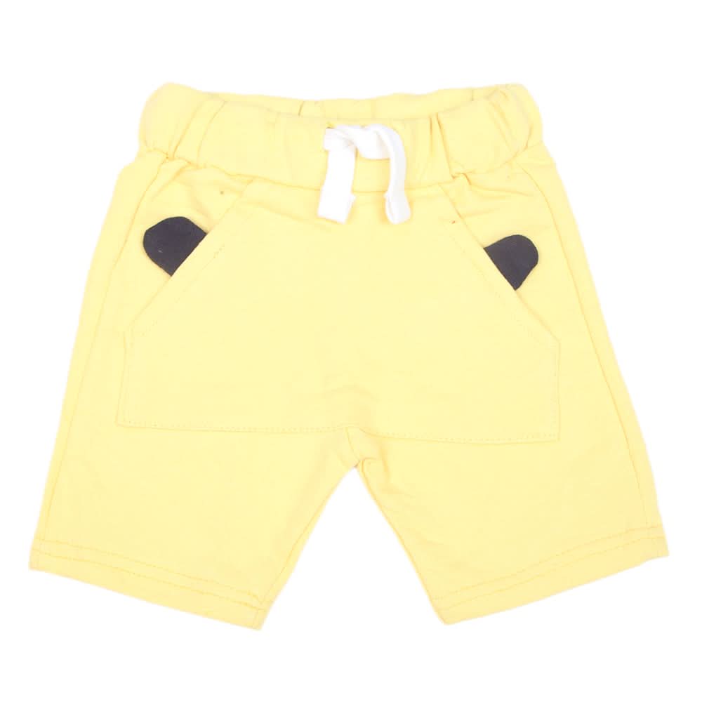 Boys Ear Shorts  - Yellow, Kids, Boys Shorts, Chase Value, Chase Value