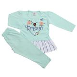 Girls Pajama Suit - Cyan, Kids, Girls Sets And Suits, Chase Value, Chase Value