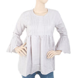 Women's Front Pleats Western Top - Tea Pink, Women, T-Shirts And Tops, Chase Value, Chase Value
