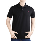 Men's Half Sleeves Polo T-Shirt - Black, Men, T-Shirts And Polos, Chase Value, Chase Value