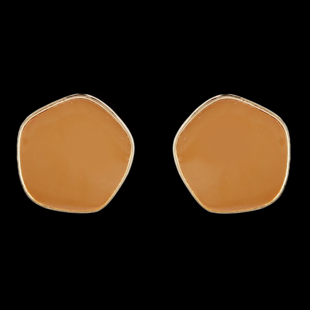 Women's Ear Tops - Brown, Women, Earrings & Tops, Chase Value, Chase Value