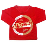 Boys Full Sleeves T-Shirt - Red, Kids, Boys T-Shirts, Chase Value, Chase Value