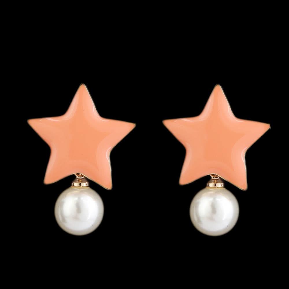 Women's Earring - Orange, Women, Earrings & Tops, Chase Value, Chase Value