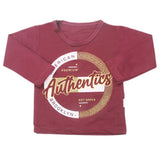 Boy's Full Sleeves T-Shirt 8757 - Dark Purple, Kids, Boys T-Shirts, Chase Value, Chase Value