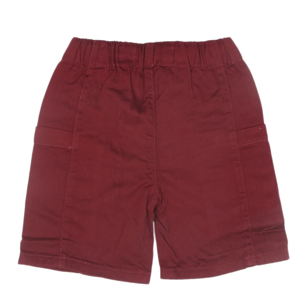 Boys Cotton Short 2-14  - Maroon, Kids, Boys Shorts, Chase Value, Chase Value