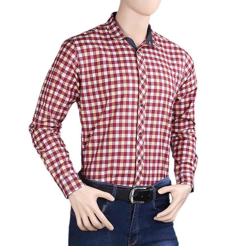 Men's Casual Shirt - Red, Men, Shirts, Chase Value, Chase Value