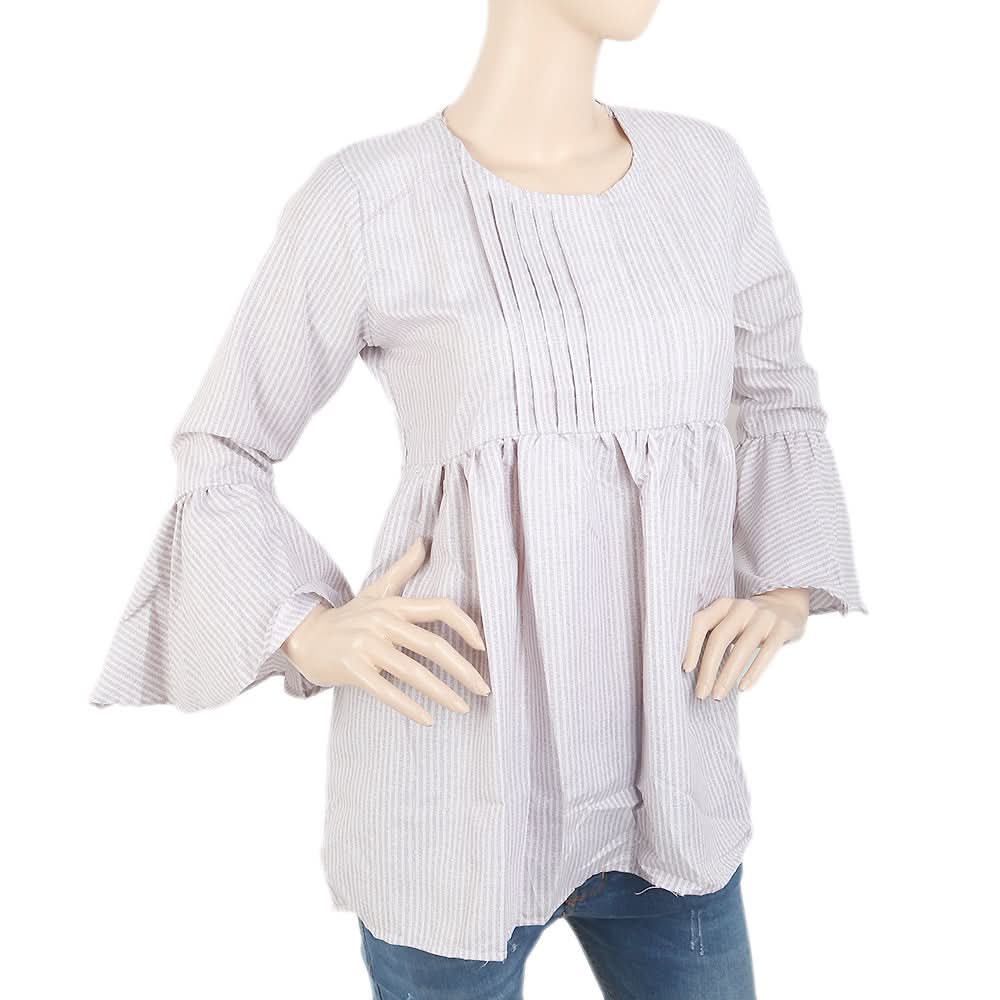 Women's Front Pleats Western Top - Tea Pink, Women, T-Shirts And Tops, Chase Value, Chase Value