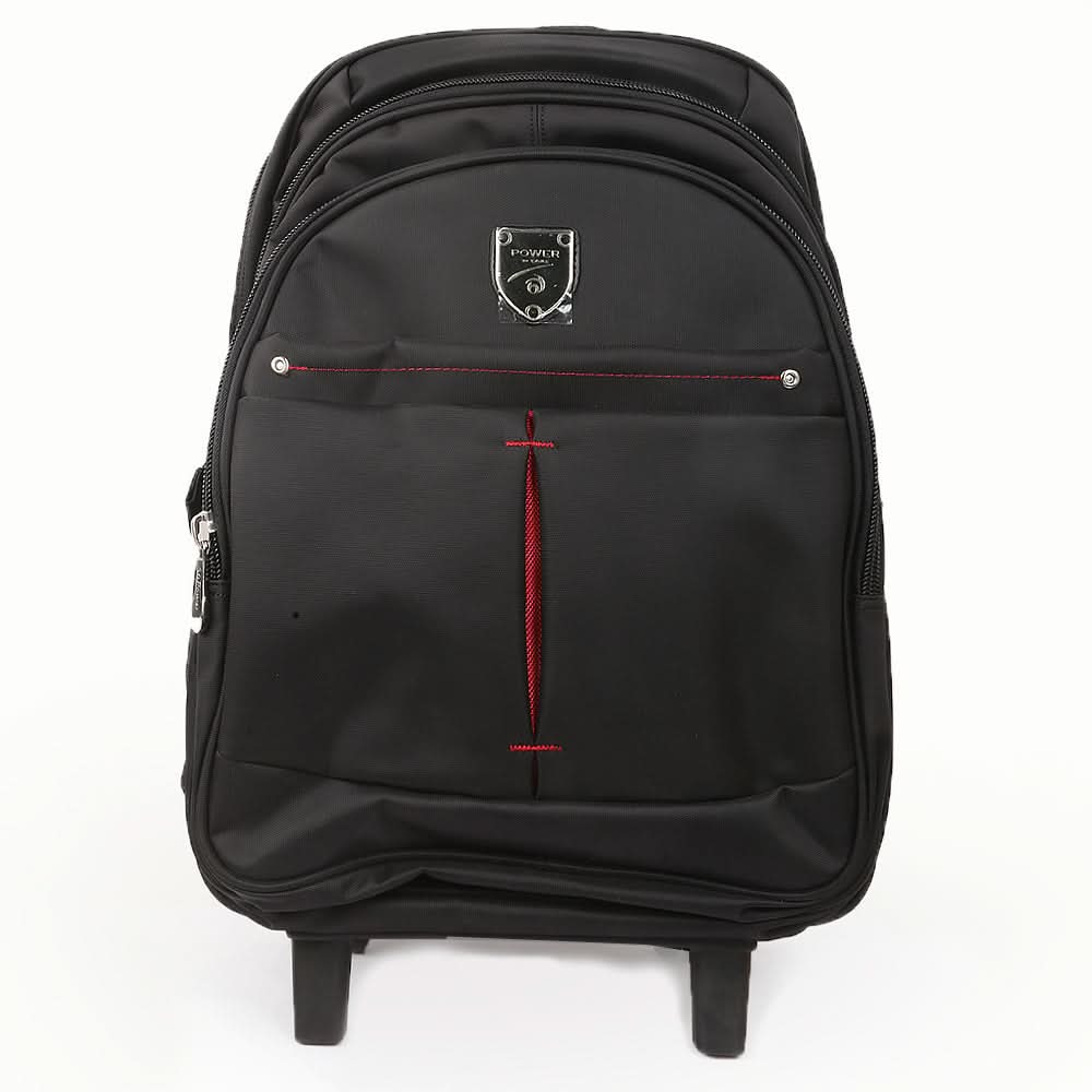 Power In Eavas Trolley Backpack 2164-18 (SH25) - Black, Kids, School And Laptop Bags, Chase Value, Chase Value