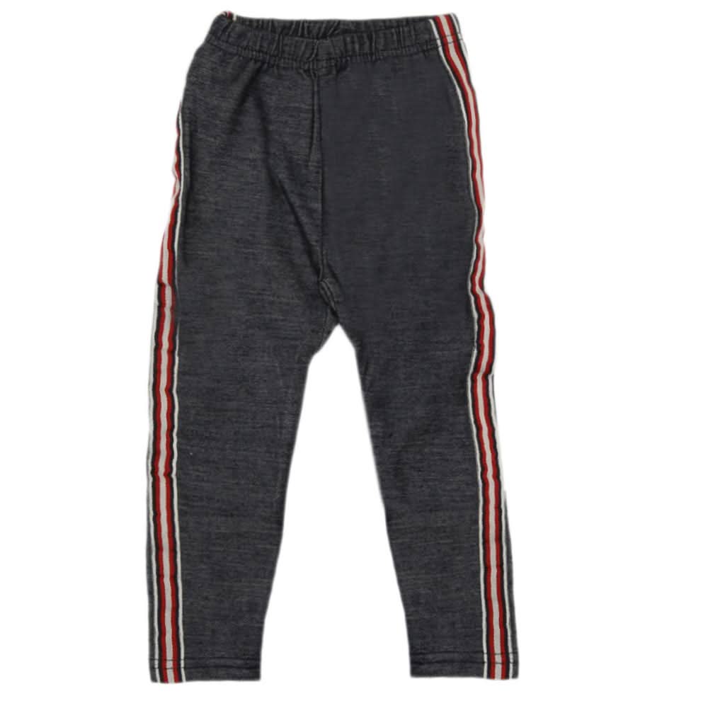 Girls Denim Tights Side Tape, Kids, Pants And Capri, Chase Value, Chase Value
