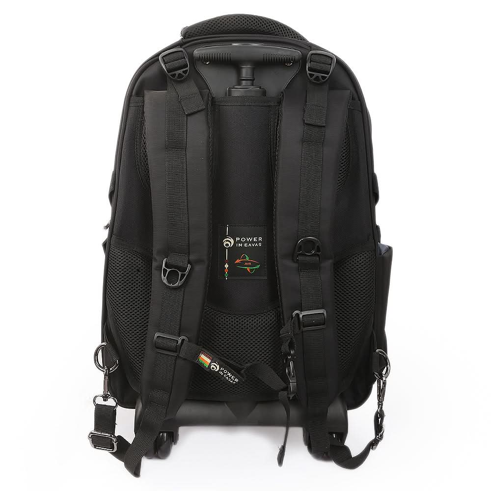 Power In Eavas Trolley Backpack 2164-18 (SH25) - Black, Kids, School And Laptop Bags, Chase Value, Chase Value