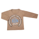 Boy's Full Sleeves T-Shirt - Olive Green, Kids, Boys T-Shirts, Chase Value, Chase Value