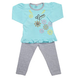 Girls Pajama Suit - Sea Green, Kids, Girls Sets And Suits, Chase Value, Chase Value