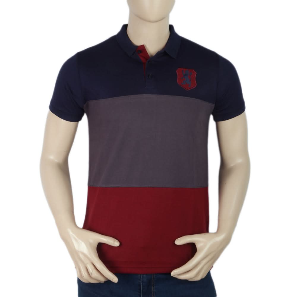 Men's Half Sleeves Polo Shirt - Navy Blue, Men, T-Shirts And Polos, Chase Value, Chase Value
