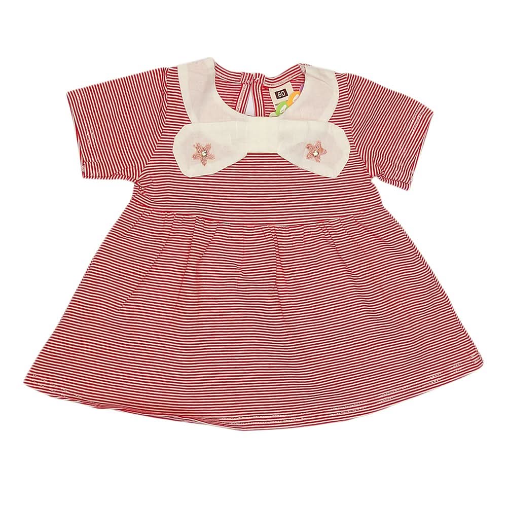 Newborn Baby Frock - Maroon, Kids, NB Girls Frocks, Chase Value, Chase Value