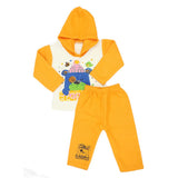 Newborn Boys Polar Full Sleeves Suit 8872 - Orange, Kids, New Born Boys Sets And Suits, Chase Value, Chase Value