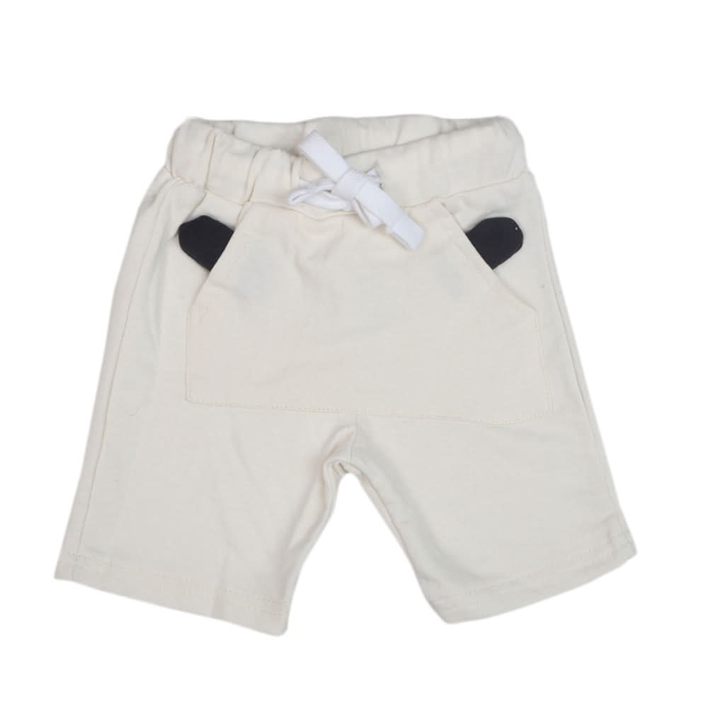 Boys Ear Shorts - Off White, Kids, Boys Shorts, Chase Value, Chase Value