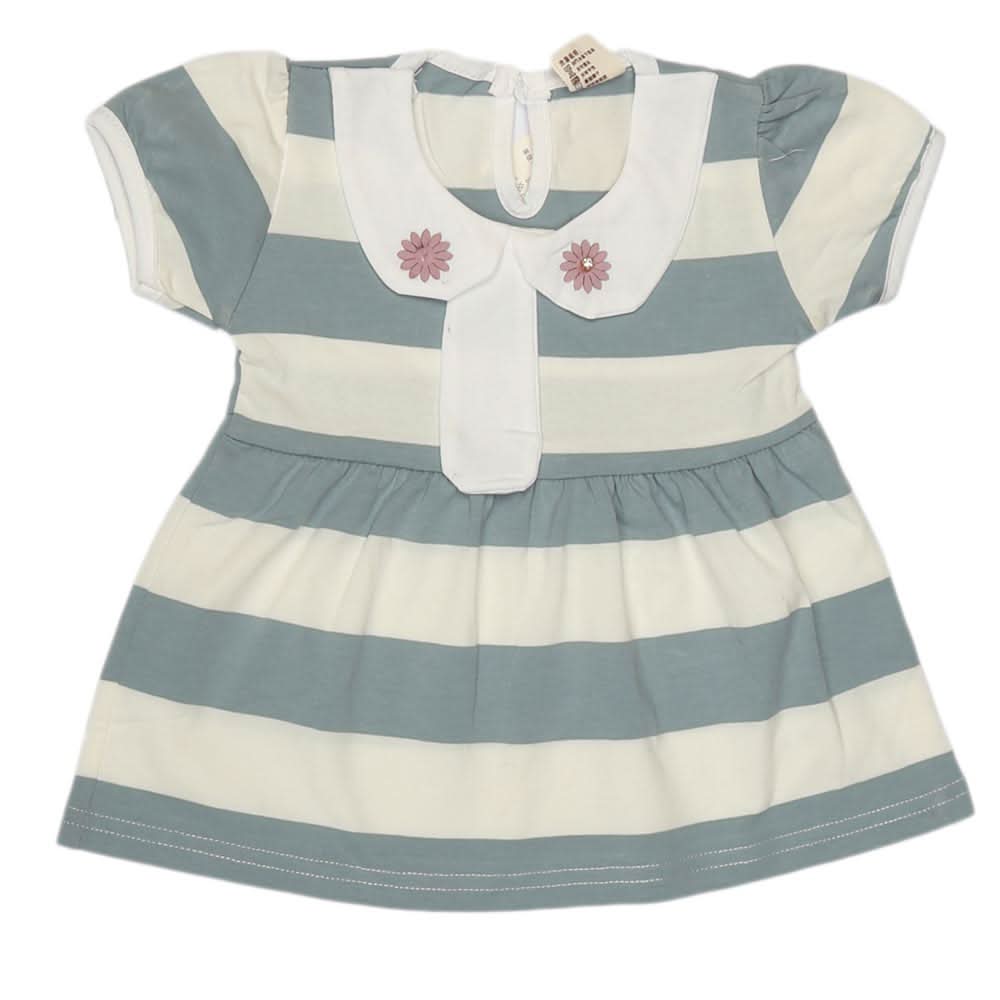 Newborn Baby Frock - Grey, Kids, NB Girls Frocks, Chase Value, Chase Value