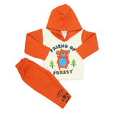 Newborn Boys Polar Full Sleeves Suit 8871 - Rust, Kids, New Born Boys Sets And Suits, Chase Value, Chase Value