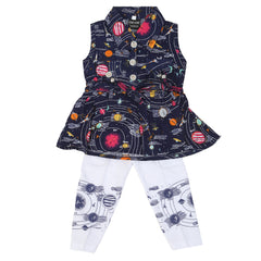 Newborn Girls Suit - Navy Blue, Kids, NB Girls Sets And Suits, Chase Value, Chase Value