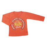 Boy's Full Sleeves T-Shirt - Rust, Kids, Boys T-Shirts, Chase Value, Chase Value