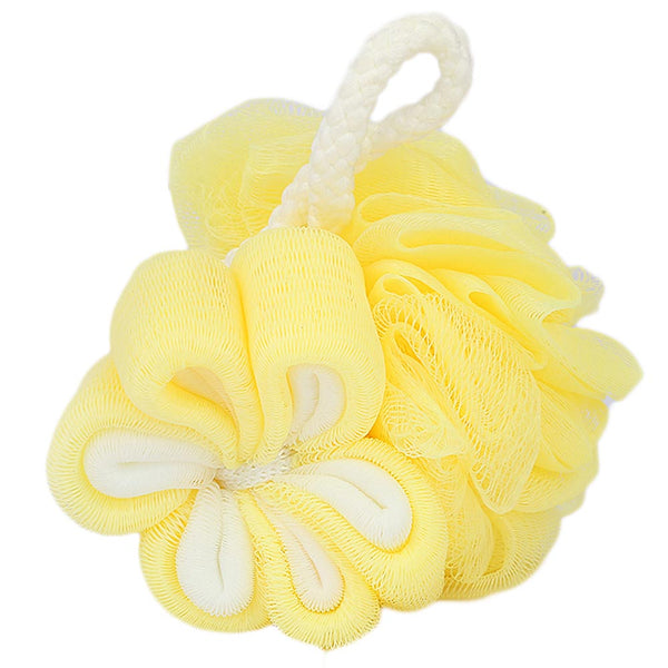 Muyi Flower Shape Loofah - Yellow, Beauty & Personal Care, Shower Gel, Chase Value, Chase Value