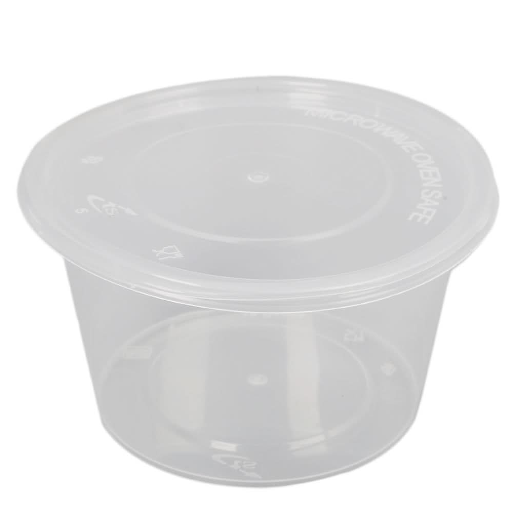 Plastic Round Container - 5Pcs, Home & Lifestyle, Storage Boxes, Chase Value, Chase Value