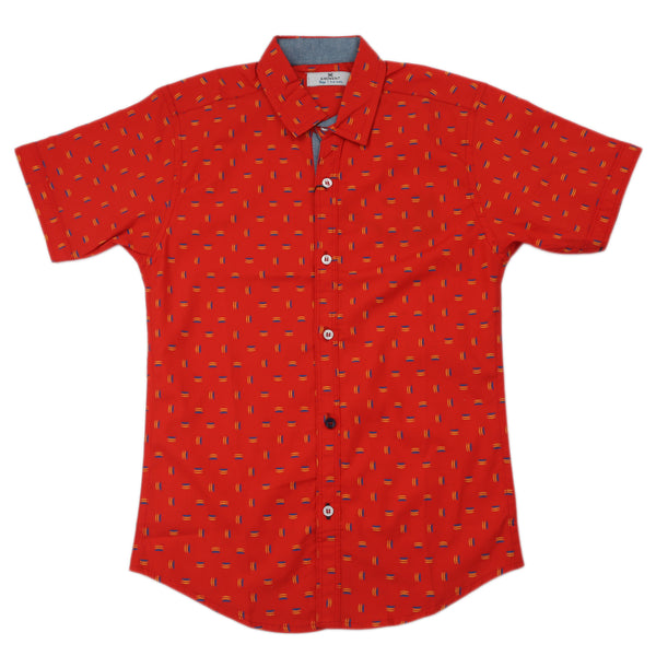 Eminent Boys Half Sleeves Casual Shirt - Red, Boys Shirts, Eminent, Chase Value