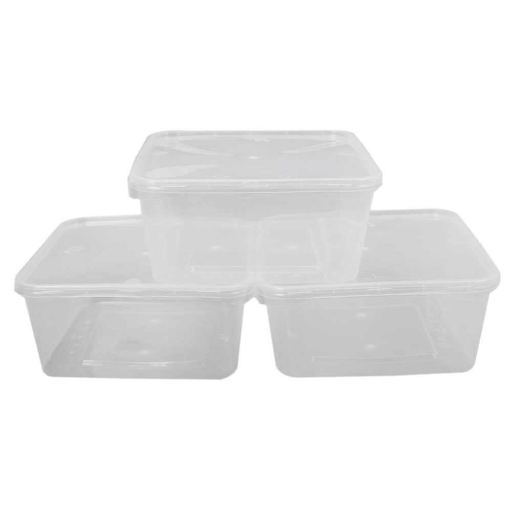 Plastic Container 1.5Ltr 3Pc, Home & Lifestyle, Storage Boxes, Chase Value, Chase Value