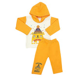 Newborn Boys Polar Full Sleeves Suit 8873 - Orange, Kids, New Born Boys Sets And Suits, Chase Value, Chase Value