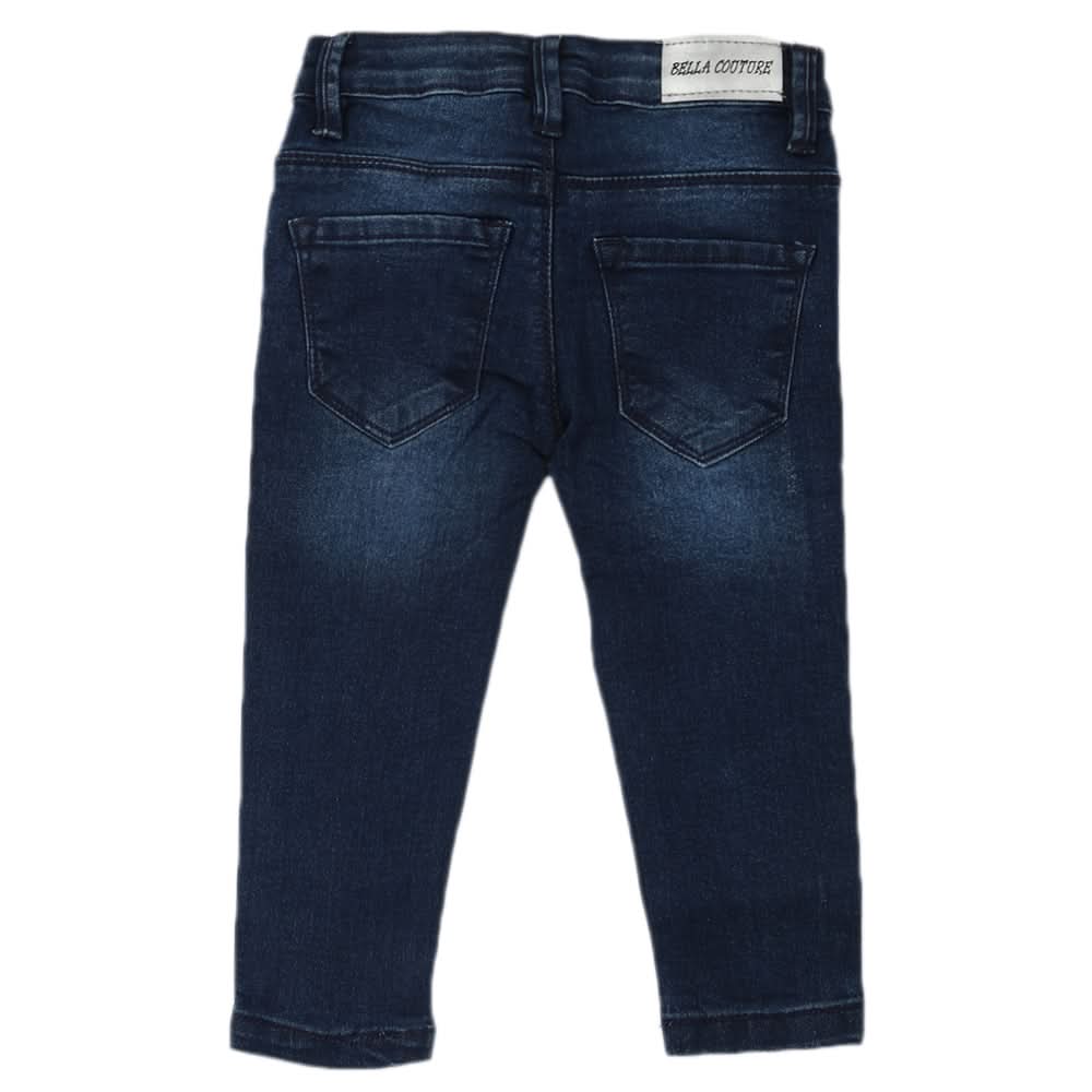 Girls Denim Pant - Blue, Girls Pants & Capri, Chase Value, Chase Value