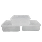 Plastic Container 2Ltr 3Pc, Home & Lifestyle, Storage Boxes, Chase Value, Chase Value